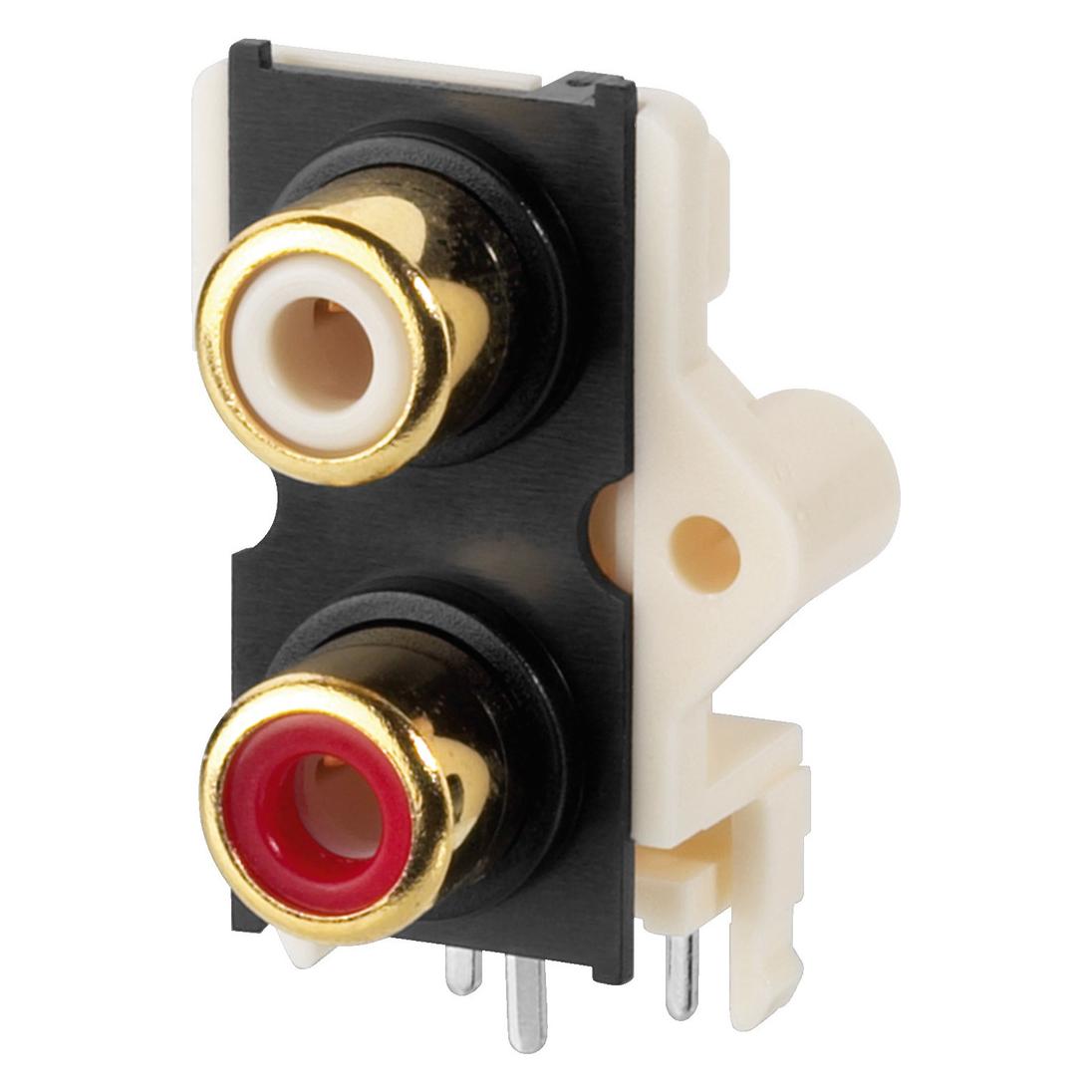 Monacor Cinch-Einbau-Printb. (Cinch Kabel) (T-720G)