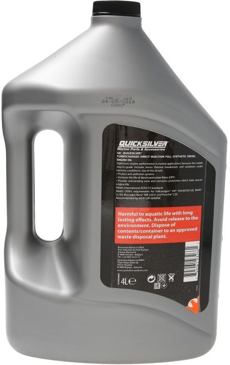 Motoröl QUICKSILVER 8M0229825 TDI Diesel SAE 5W30 Full Synthetic 4L