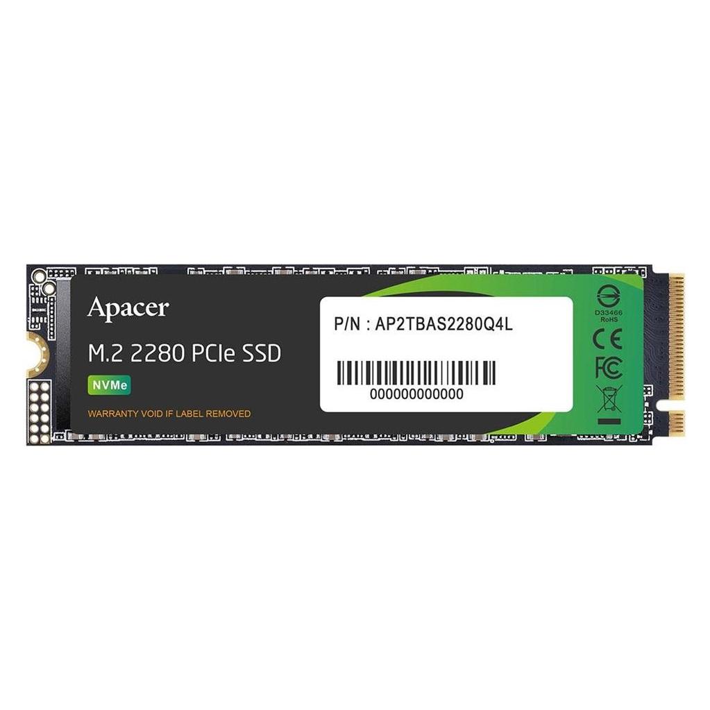 Apacer AS2280Q4L 512GB M.2 2280 PCI-E x4 Gen4 NVMe SSD (AP512GAS2280Q4L-1) (512 GB, M.2 2280) (AP512GAS2280Q4L-1)