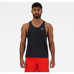 NEW BALANCE Herren T-Shirt Mens Running Tanks/Singlet, Größe 2XL in Schwarz 41250