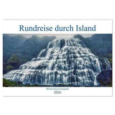 Eine Rundreise durch Island (Wandkalender 2026 DIN A2 quer), CALVENDO Monatskalender