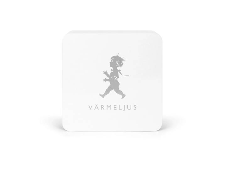 Solstickan Design Boîte à bougies chauffe-plat Solstickan 21x21 cm Blanc brillant