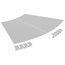 Unex Abdeckung Bogen 45 Grad 67615-04