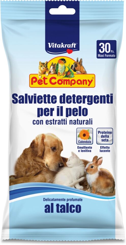 Vitakraft SALVIETTE DETERG. PELO AL TALCO