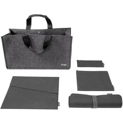 Sigel Basic bundle bag accessories (15.60"), Notebooktasche, Grau