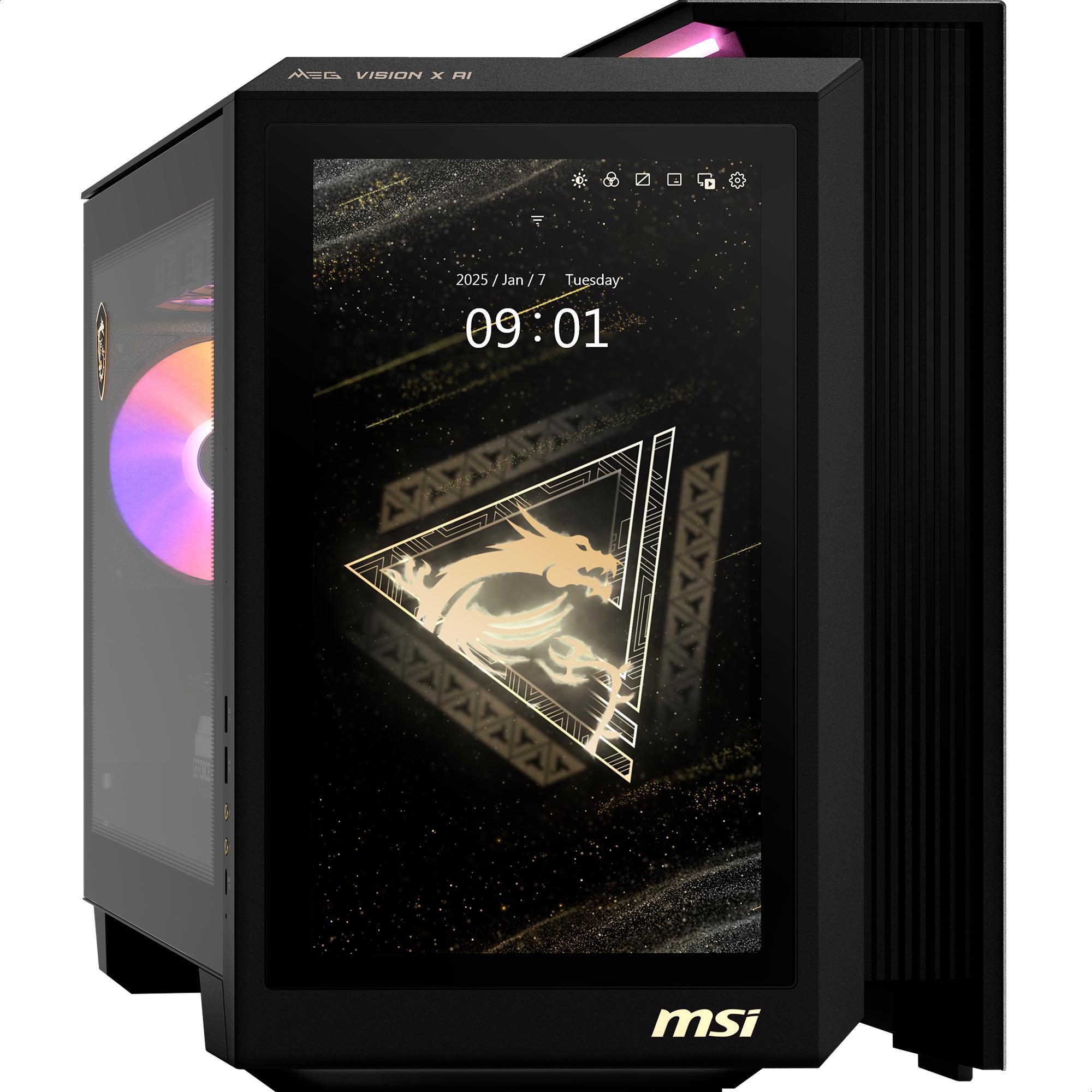 MSI MEG Vision X AI 2NVV9-285at - Komplettes System - Core Ultra 9