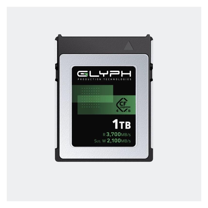 Glyph Capture+ CFexpress Type B 4.0 Memory Card 1TB (1000 GB, CFexpress Typ B) (CPCFB1000)