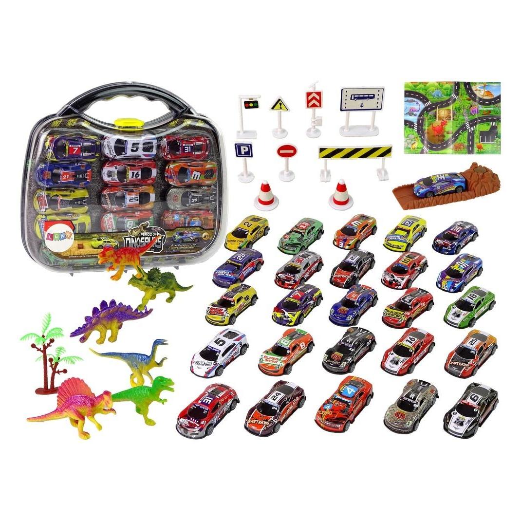 Lean Toys Frühlingsfahrräder + Dinosaurier + Zubehör (41379014)