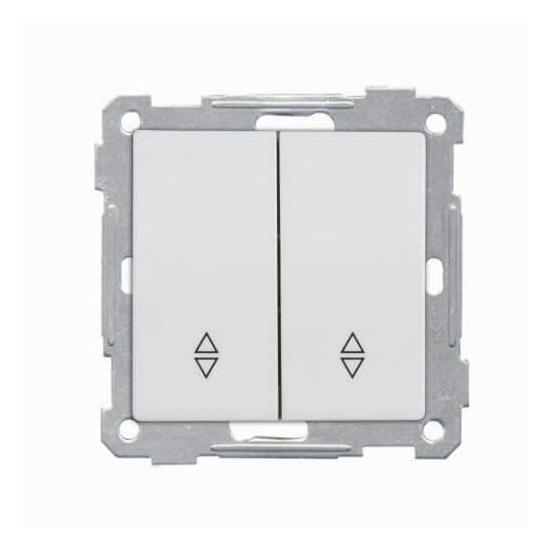 Mutlusan Candela Modul 2-fach Wechselschalter Schalter weiss (32641180)