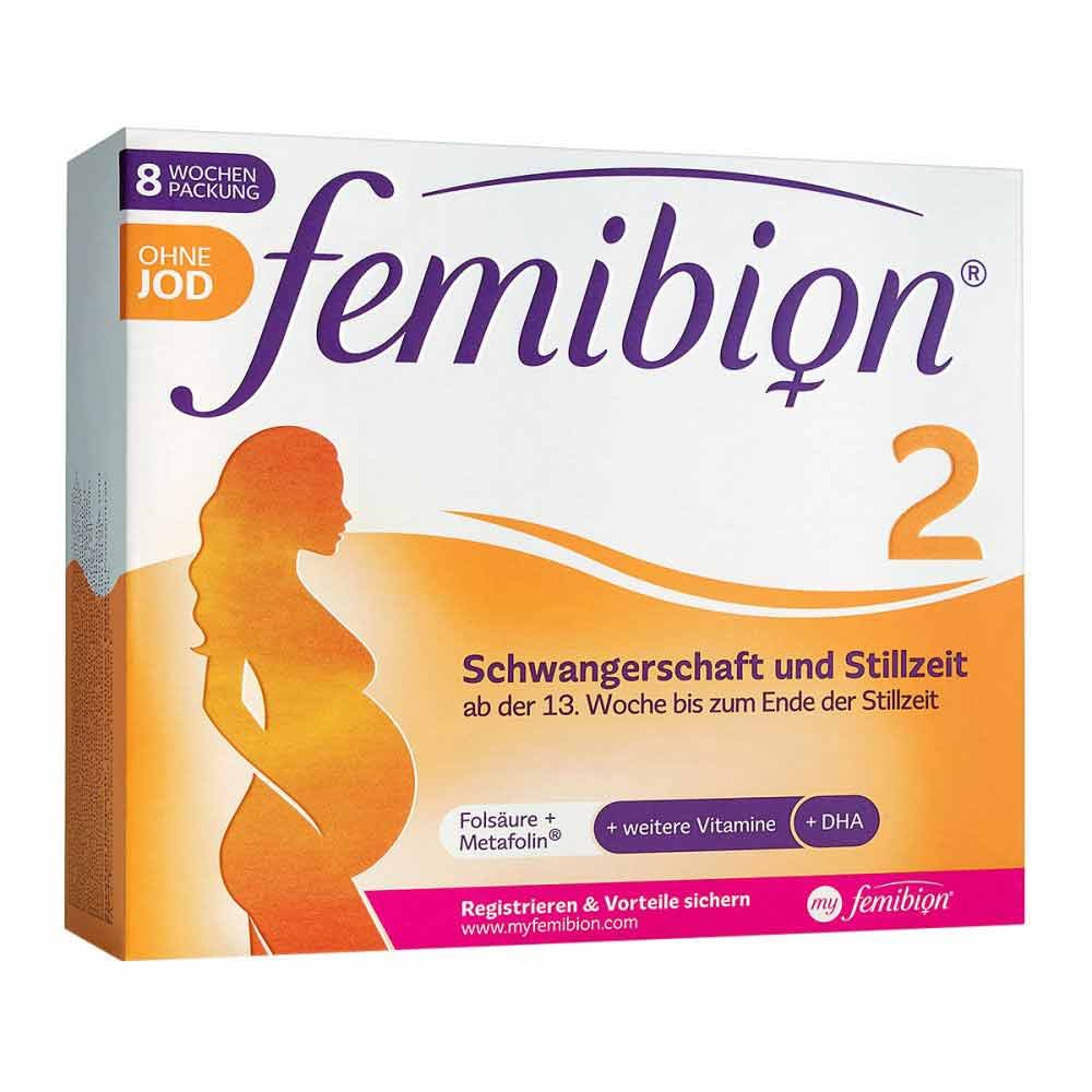 WICK Pharma - Zweigniederlassung der Procter & Gam Femibion 2 Schwangerschaft+Stillzeit ohne Jod Tab. 15200041