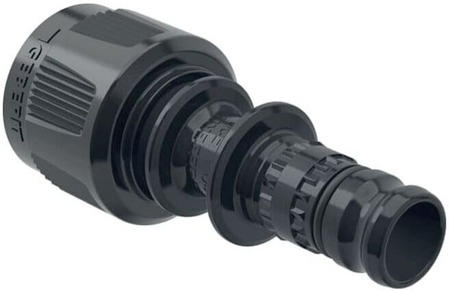 Geberit raccord Mepla d= 20xMF20mm, avec MasterFix, PVDF (622451005)