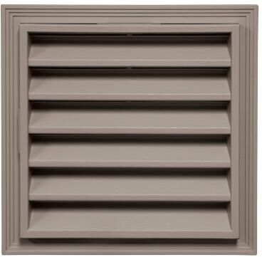 Mid-America Mid America 12 Inch Square Vinyl Gable Vent 008 Clay