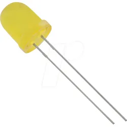 8034Y1D-ESA-E - LED 8mm, bedrahtet, gelb, 2000 mcd, 60°