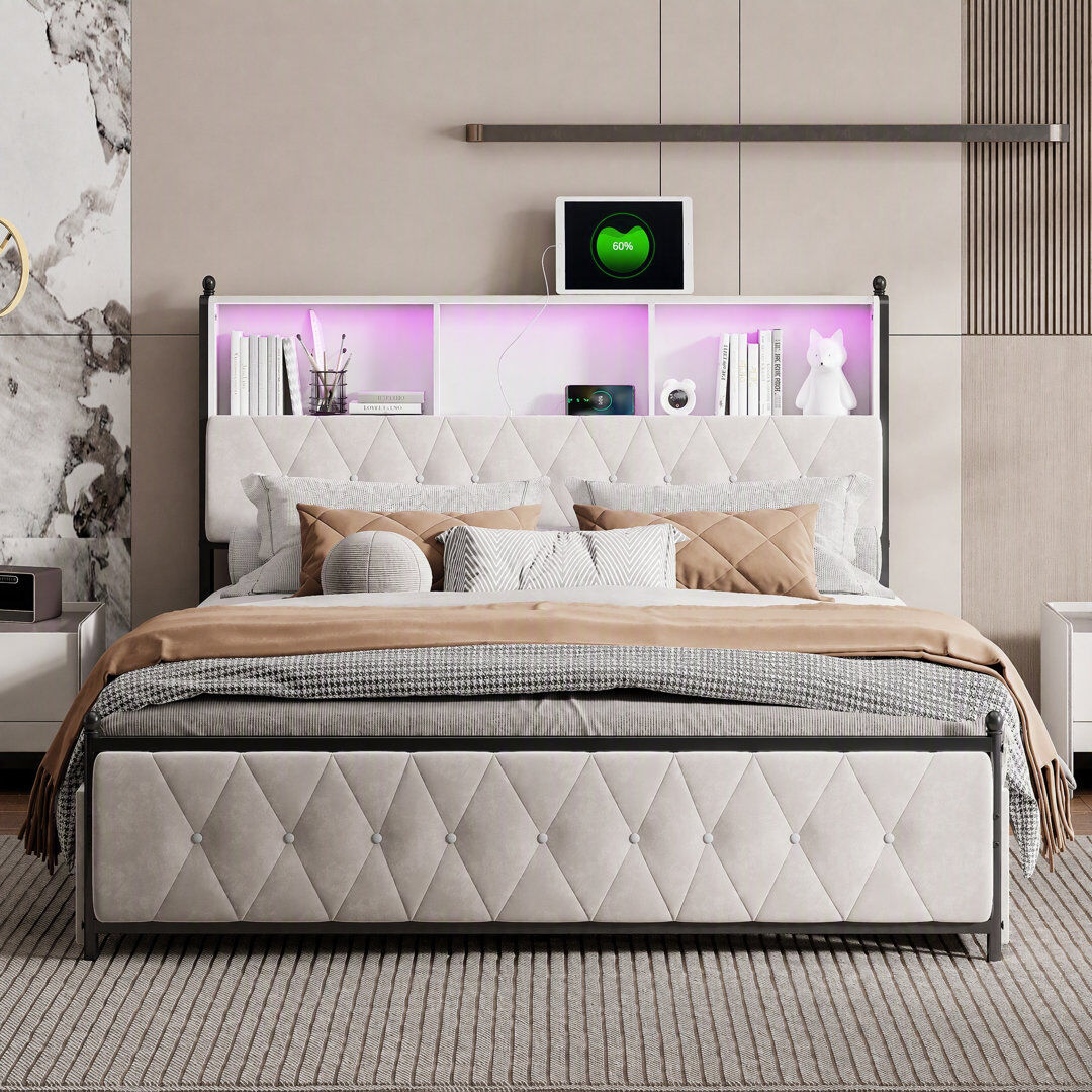 Fairmont Park Bed Beige 150×200cm