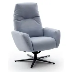 Sormani Sessel Crotone Leder Blau Hellblau