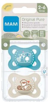 Mam Chuchas Original Pure 2-6m Azul 2 un