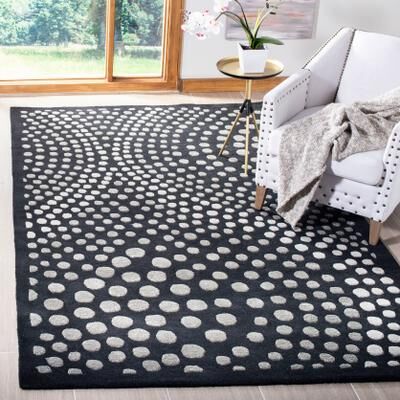 SAFAVIEH Handmade Soho Liese Abstract Wave N.Z. Wool Rug