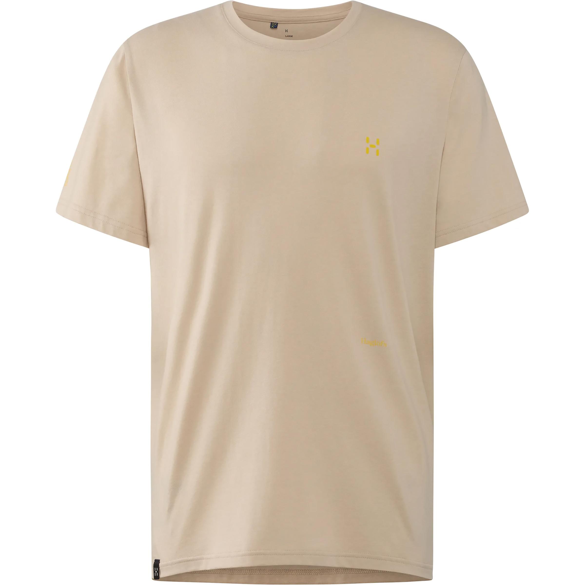 Haglöfs Outsiders Graphic Herren T-Shirts beige Größe XL Trekking Widerstandsfähig