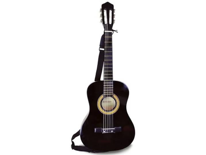 Bontempi Klassieke Houten Gitaar 92 Cm (Zwart) Met 6 Snaren