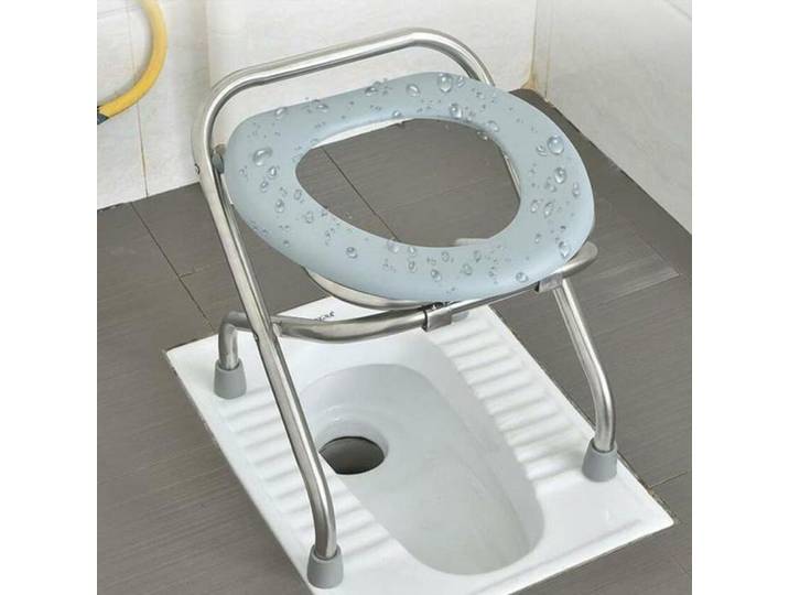 Chaise de toilette portable, pot, confortable, parfait pour le camping, la randonnée, les voyages