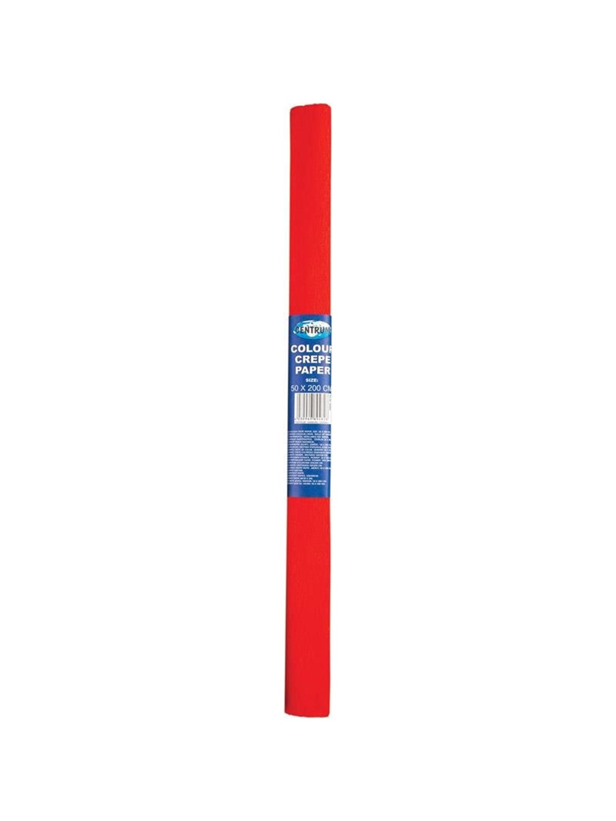 CENTRUM Crepe Paper 50cm*2m. RED.10 rolls.