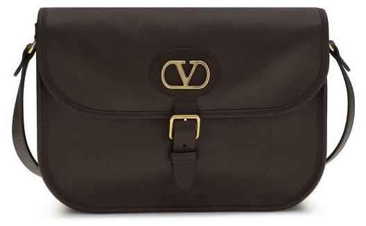 Valentino Garavani Schultertasche aus Kalbsleder in Braun