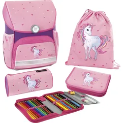 EBERHARD FABER Schulranzenset EFAlino rosa Einhorn