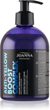 Joanna Professional Color Boost Complex champô revitalizante para cabelo loiro e grisalho 500 g. Professional Color Boost Complex