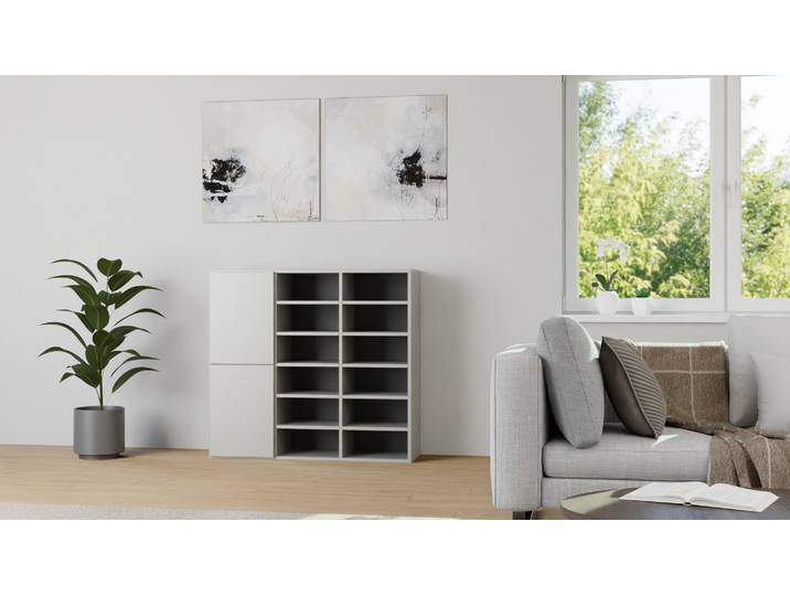 Stylisher Weinschrank nach Maß Premium Dekore Grau