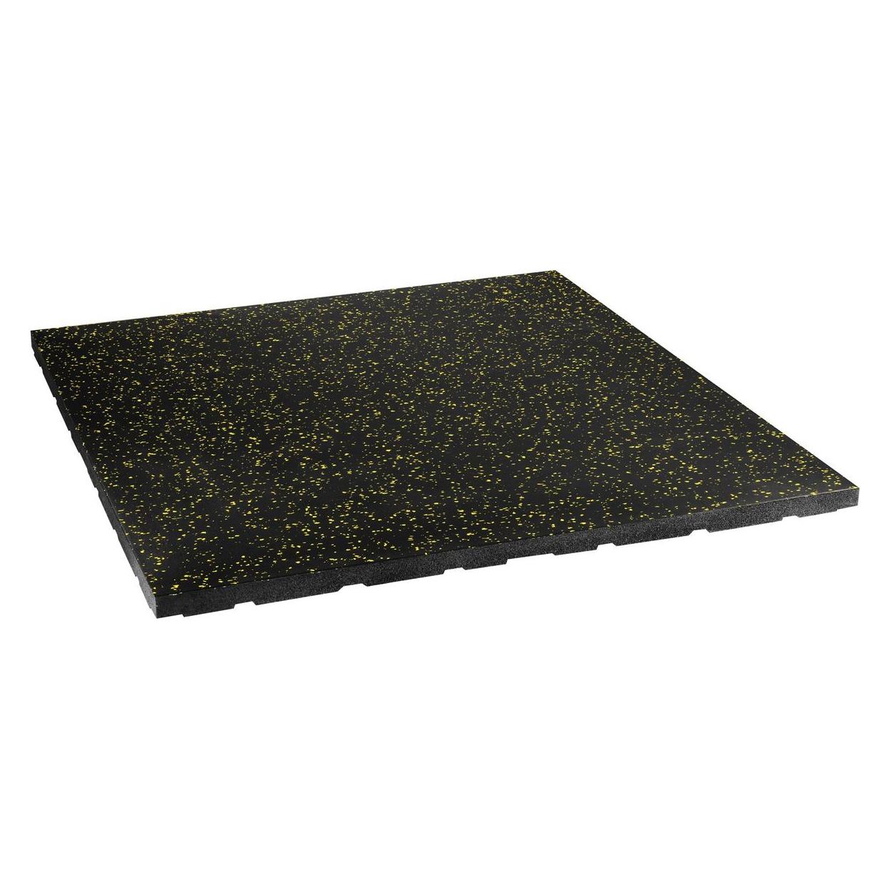 HMS Pos35 Podłoga Gumowa Pod Sprzęt Fitness Z Wypustkami Black/Yellow (3.50 cm) (17-63-132)