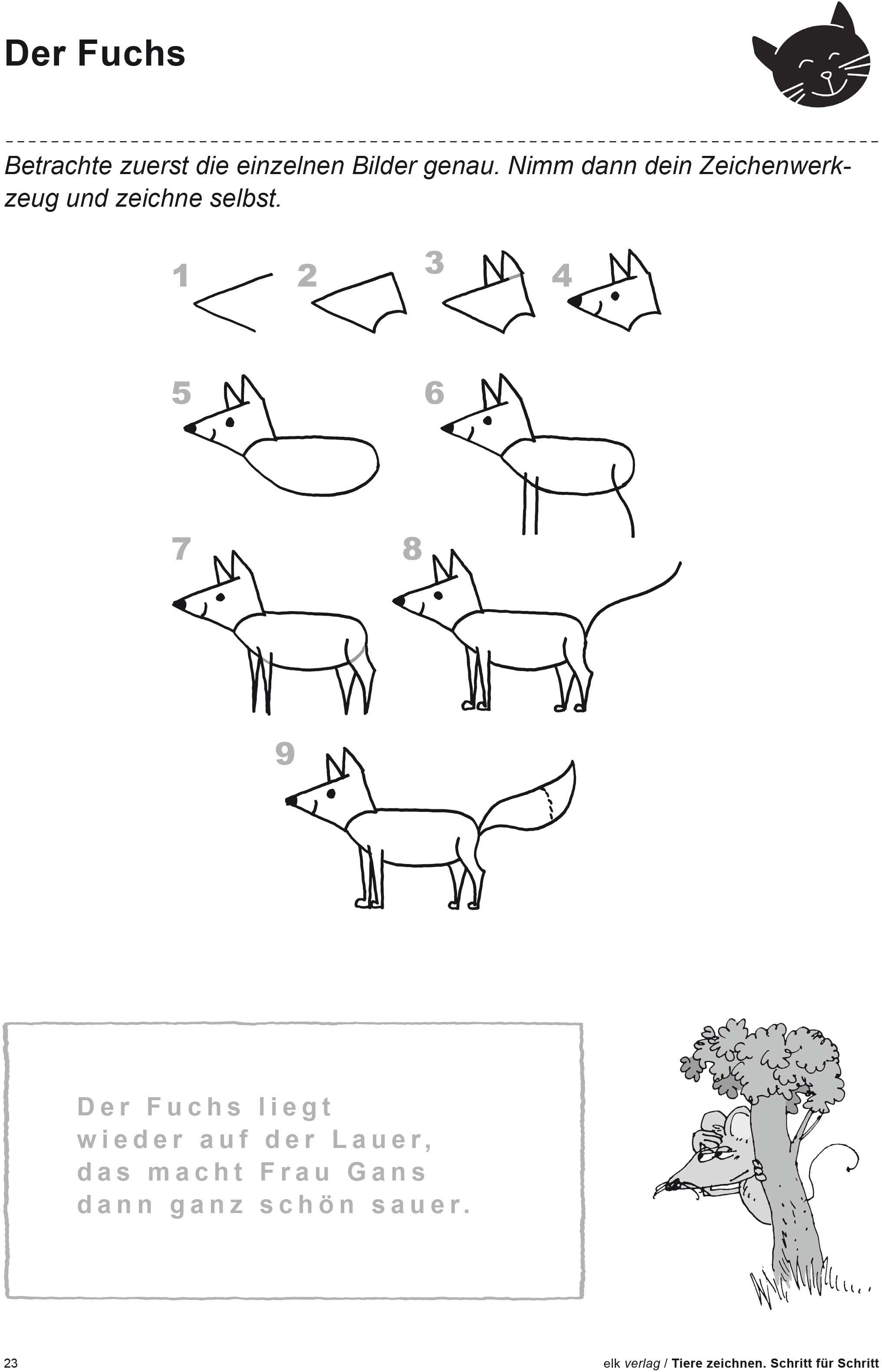 elk Verlag Tiere zeichnen