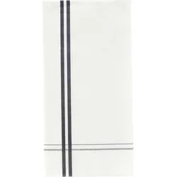 Stripe Servietten grau aus Papier 12 St.