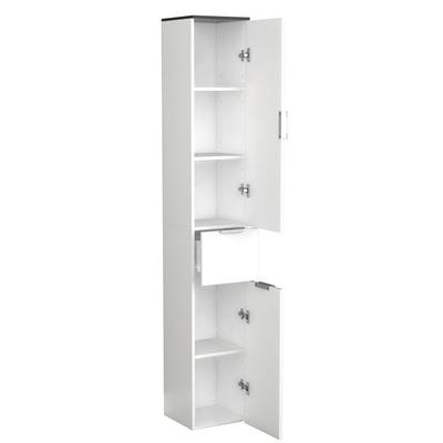 Holz Badmöbel Badschrank Hochschrank Donali