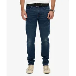 Superdry für Herren. M7010887A Vintage Slim Straight Jeans blau (31/32), Lässig, Baumwolle, Denim