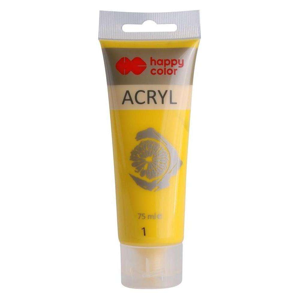 Happy Color Acrylfarbe 75 ml gelb COLOR (75 ml) (STEA1909)