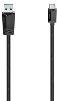 Hama Cabo de Dados  USB-A / USB-C 1m Preto (200657)