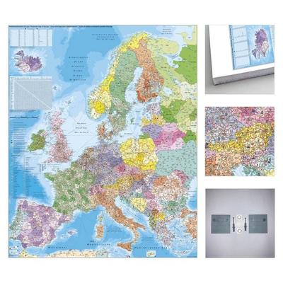 Europa Postleitzahlen Karte zum Pinnen auf EasyPrint - Platte mit Wandhalterung, Sonstige von Heinrich Stiefel, Stiefel Eurocart