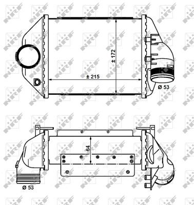 Nrf Ladeluftkühler 30914 Für Audi