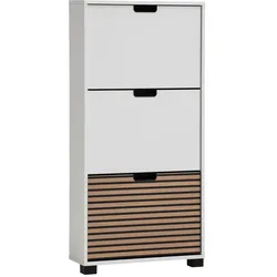 Tchibo - 2er-Schuhschrank »Ryker« - 59,8x19,5x124cm - schwarz -