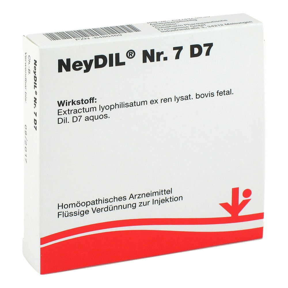 vitOrgan Arzneimittel GmbH Neydil Nummer 7 D7 Ampullen 06486469