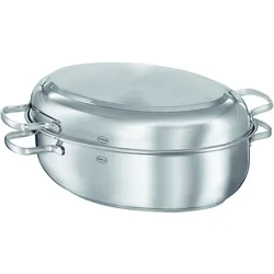RÖSLE Bräter oval Elegance 8l - silber