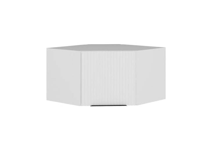 Hanah Home Moderner weißer Wandschrank, 74 x 45 x 74 cm 100% melaminbeschichtete Spanplatte, 18 mm stark Stilvolle Aufbewahrungslösung