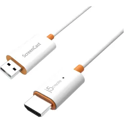 j5Create HDMI (Typ A) — USB Typ A (15 m, HDMI 1.3c), Wireless Transmitter, Schwarz