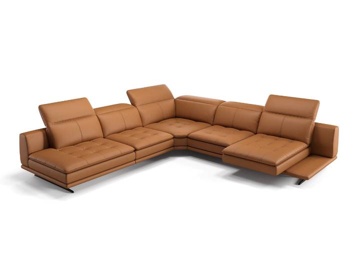 Leder Ecksofa NIZZA Eckgarnitur mit Sitzfunktion Bigsofa
