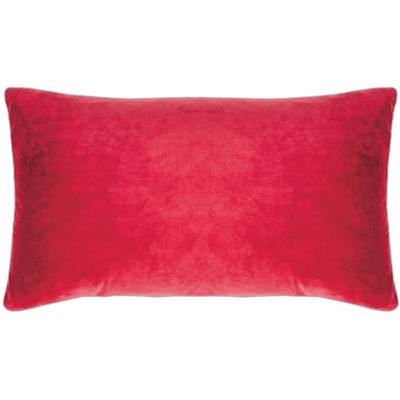 Dekokissen PAD "Elegance", rot (rot, unifarben), B:35cm L:60cm, Polyester, Dekokissen_Sitzkissen_Kissenhüllen, Design als Basic, aus Samt, elegante Optik, in verschiedenen Größen