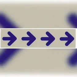 Contacto Schild PFEIL (Symbole)