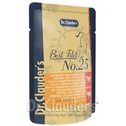 Dr. Clauders Best Filet No 25 Hähnchen & Rind | 12x 100g