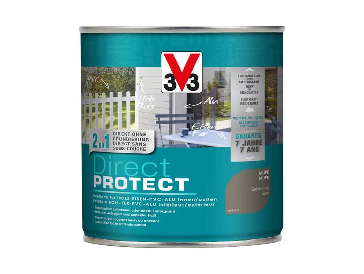 V33 Buntlack Direct Protect Braun