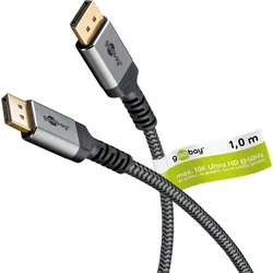 GOOBAY 75684 - Displayport 2.x Kabel, 16K 60 Hz, 1,0m