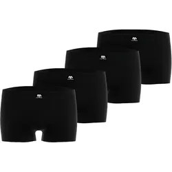CECEBA Herren Boxershorts, 4er Pack - Konvex, Unterwäsche, Logo, einfarbig Schwarz / 9XL